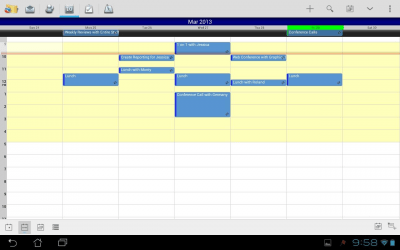 Screenshot of the application TouchDown HD - #5