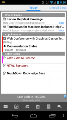 Screenshot of the application TouchDown Trust Store - #2