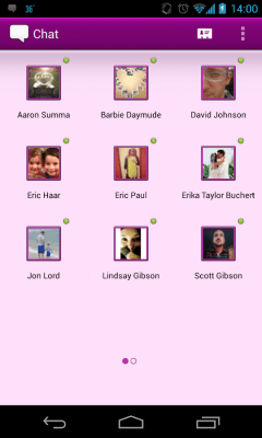 Screenshot of the application FriendCaster Chat - #4