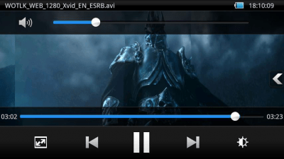 Screenshot of the application Mobo Video Player (v5) - #1