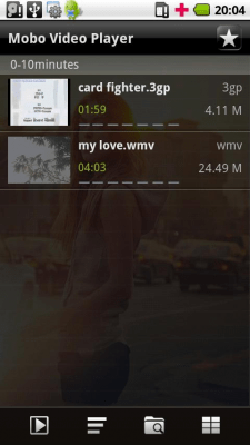 Screenshot of the application Mobo Video Player (v5) - #3