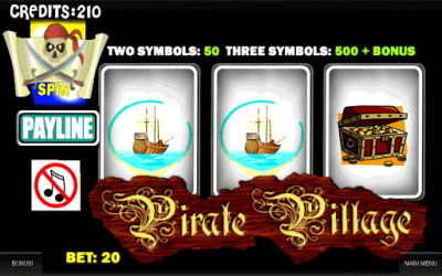 Screenshot of the application 3D Pirate Slot Game - #2