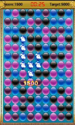 Screenshot of the application Bubble PopStar - #3