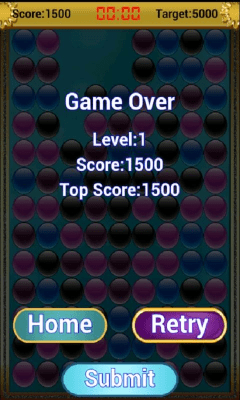 Screenshot of the application Bubble PopStar - #6