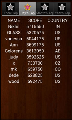 Screenshot of the application Fruits Slide - #4