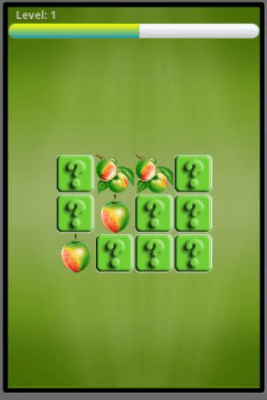 Screenshot of the application Fruit Matcher - #1