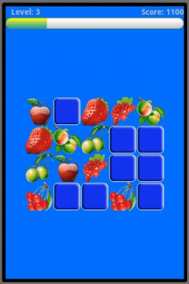 Screenshot of the application Fruit Matcher - #2