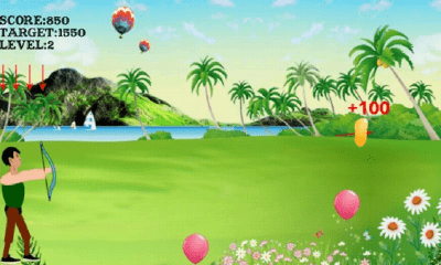 Screenshot of the application Bow Arrow and Balloon - #3