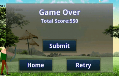 Screenshot of the application Bow Arrow and Balloon - #5