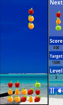 Screenshot of the application Falling Fruits - #1