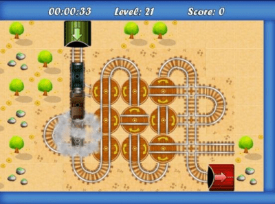 Screenshot of the application Rail Maze - #3