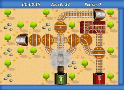 Screenshot of the application Rail Maze - #4