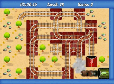 Screenshot of the application Rail Maze - #6
