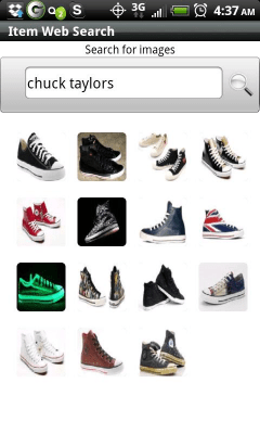 Screenshot of the application ClosetVirtual - #6