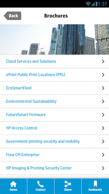 Screenshot of the application HP Insights: Managed Services - #4