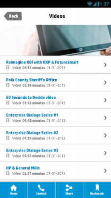 Screenshot of the application HP Insights: Managed Services - #5