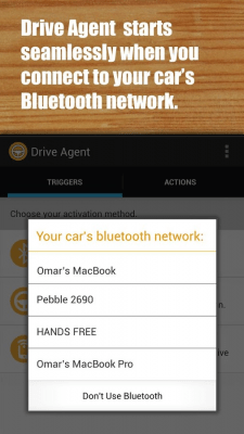 Screenshot of the application Drive Agent - #3