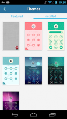 Screenshot of the application AppLock Theme 7 - #3