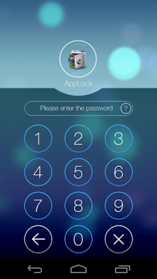 Screenshot of the application AppLock Theme 7 - #5