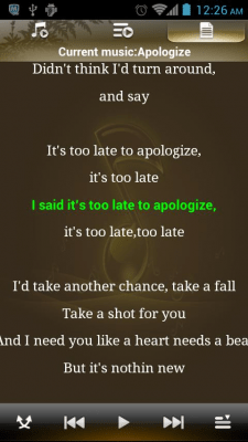 Screenshot of the application Sparkle Music Player - #3