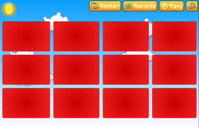 Screenshot of the application Memory Game - #5