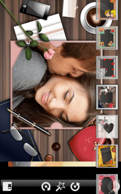 Screenshot of the application Love Photo Frames - #1