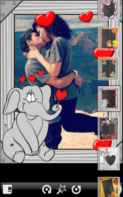 Screenshot of the application Love Photo Frames - #3