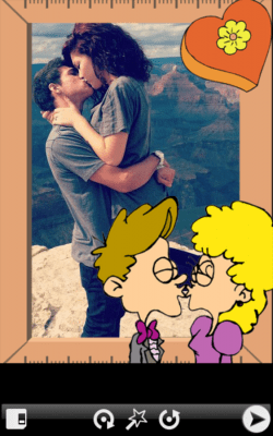 Screenshot of the application Love Photo Frames - #4