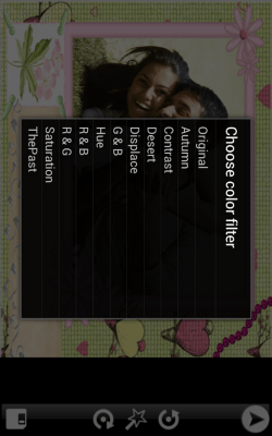 Screenshot of the application Love Photo Frames - #5