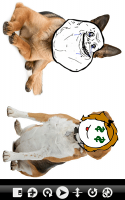 Screenshot of the application Rage Faces - #1