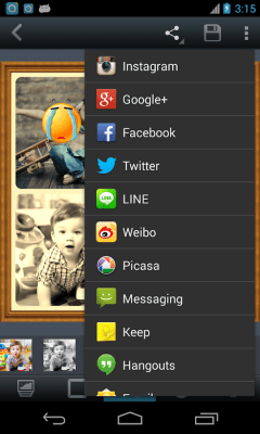 Screenshot of the application Photo collage editor - #3