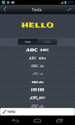 Screenshot of the application Photo collage editor - #6