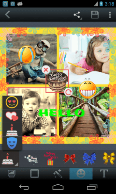 Screenshot of the application Photo collage editor - #7