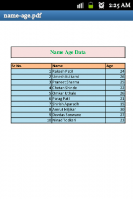Screenshot of the application Excel to PDF Converter - #5