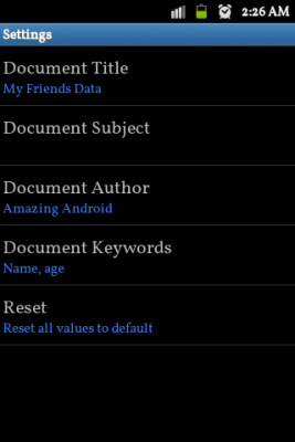 Screenshot of the application Excel to PDF Converter - #6