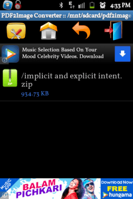 Screenshot of the application PDF to Image Converter - #5