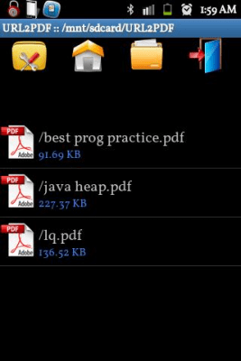 Screenshot of the application Web to PDF Converter - #6