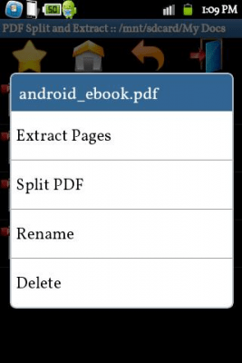 Screenshot of the application PDF Cutter - #2