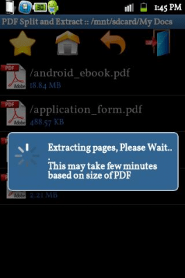 Screenshot of the application PDF Cutter - #4