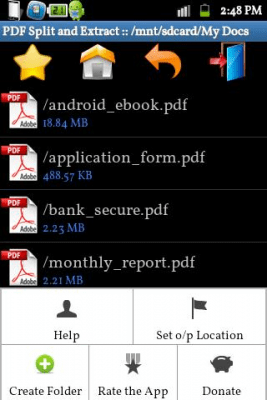 Screenshot of the application PDF Cutter - #6