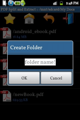 Screenshot of the application PDF Cutter - #7