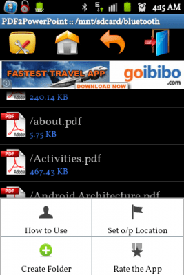 Screenshot of the application PDF to PowerPoint Converter - #6