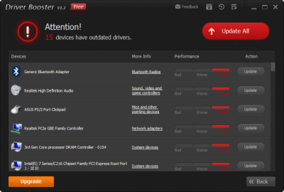 Screenshot of the application Driver Booster - #3