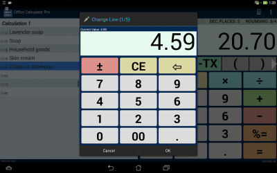 Screenshot of the application Office Calculator Free - #7