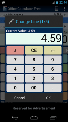 Screenshot of the application Office Calculator Free - #11
