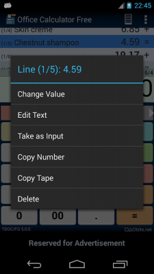 Screenshot of the application Office Calculator Free - #12