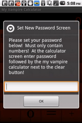 Screenshot of the application Vampire Secret Diary + WDP - #1