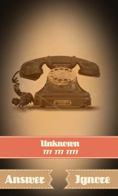 Screenshot of the application Retro Theme for BIG! caller ID - #1