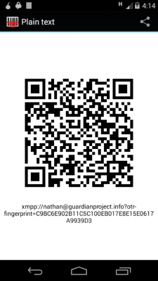 Screenshot of the application ChatSecure - #5