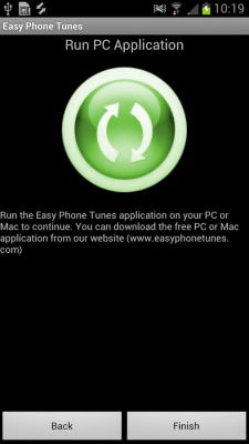 Screenshot of the application Easy Phone Tunes - #1